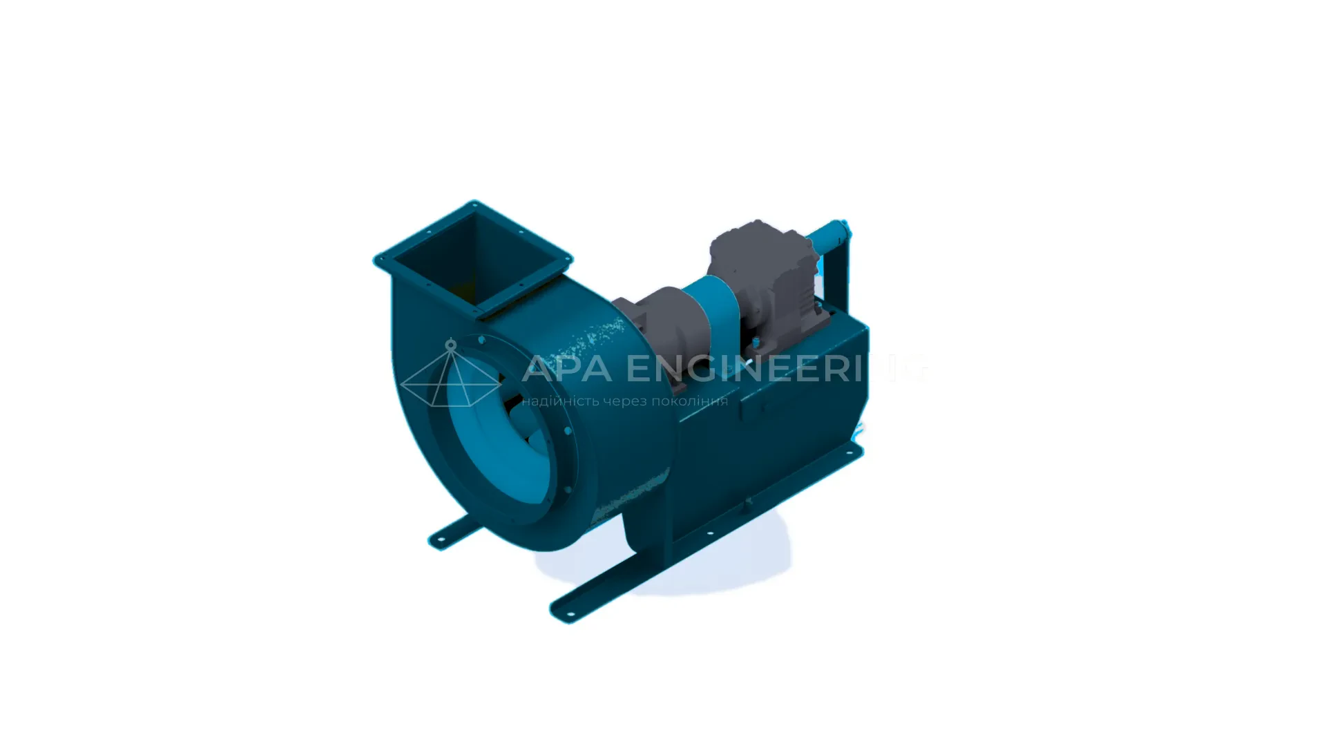 ЕРВ-2022-75 бункерний вентилятор (на основі ВЦ 4-75)