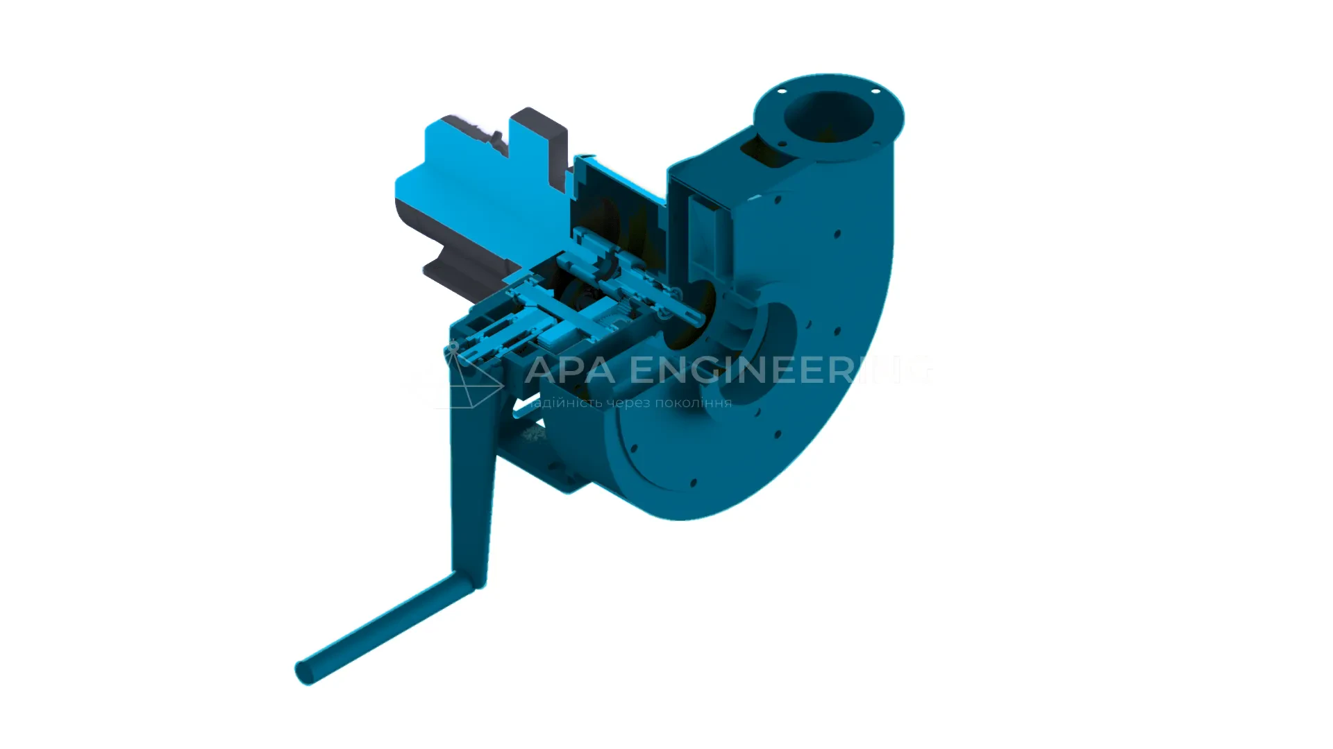 ЕРВ-49 бункерний вентилятор (на основі ВЦ 6-28)