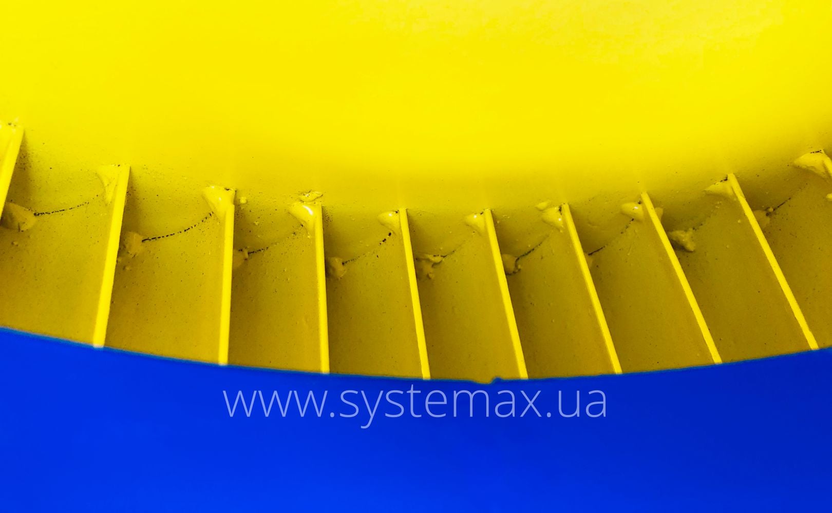 Фото лопаток робочого колеса центробіжного вентилятора ВЦ 10-28-5