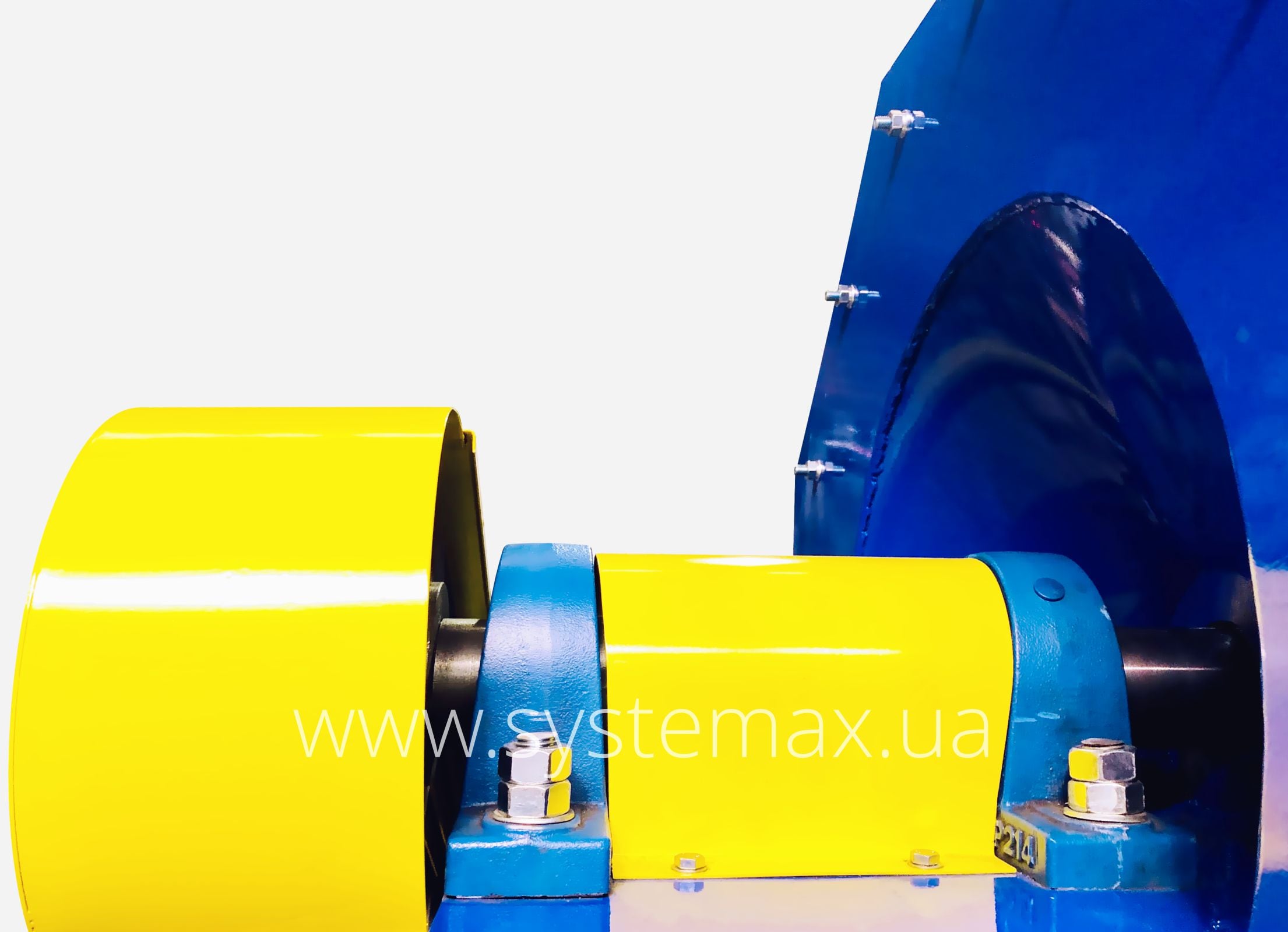 Підшипниковий вузол SNR на вентиляторі ВЦП 7-40-6,3 по схемі 5