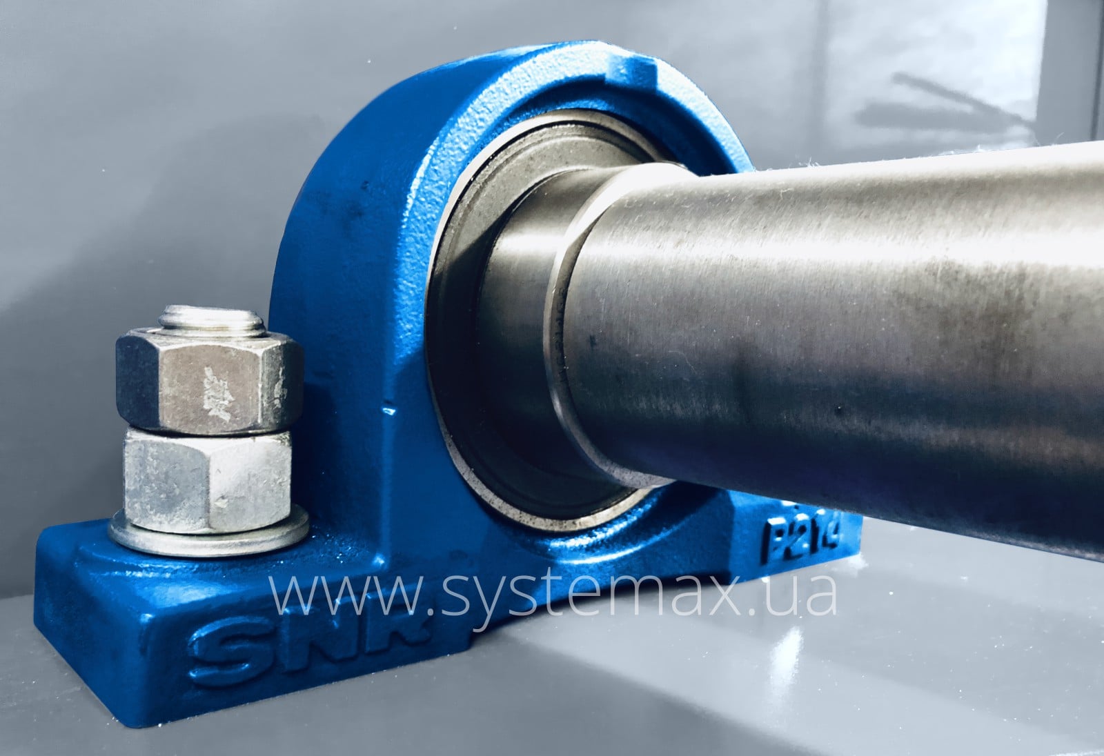 Проміжний вал димососа Д 3,5М (схема 3) на підшипникових вузлах SNR